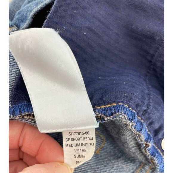 Gap 1969 Original Best Girlfriend Jean Shorts Womens Size 27 Distressed Cut Off - Picture 7 of 10